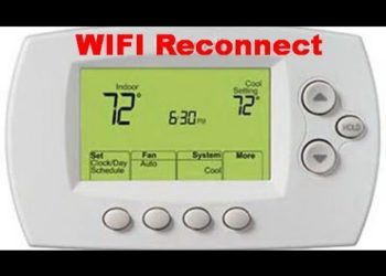 How do I connect my Honeywell th8320wf to WIFI?