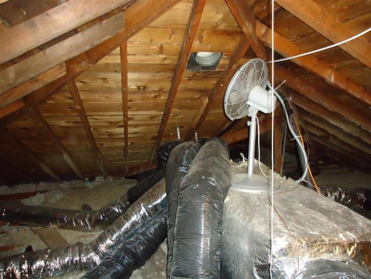 Can I put a box fan in my attic?