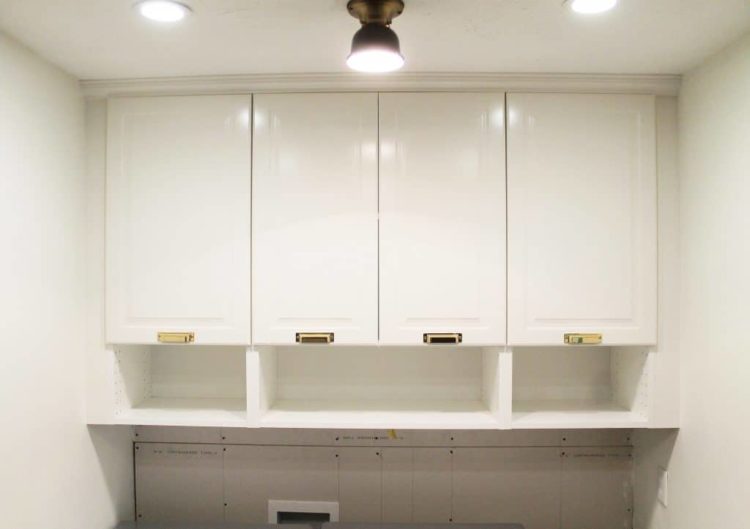 How do you fill gaps in Ikea cabinets?