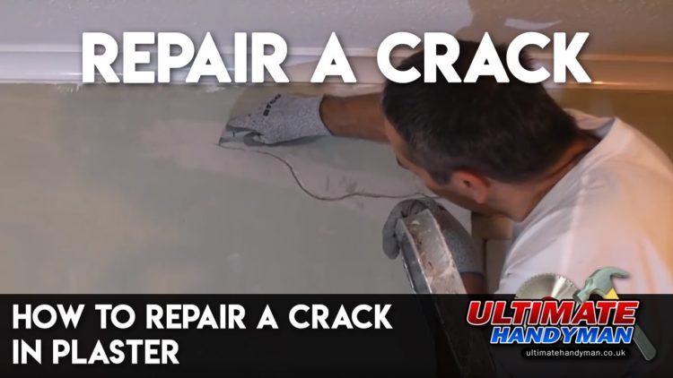 how to repair cracks in plaster ceiling