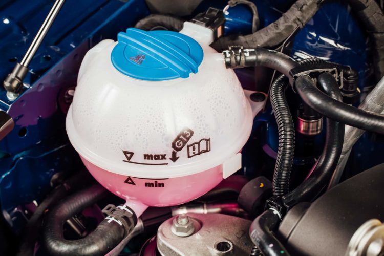 coolant reservoir leak