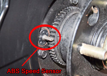 where is the abs sensor located