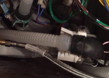 brand new dishwasher leaking