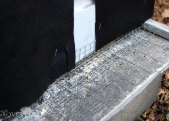 What size wire mesh keep mice out?