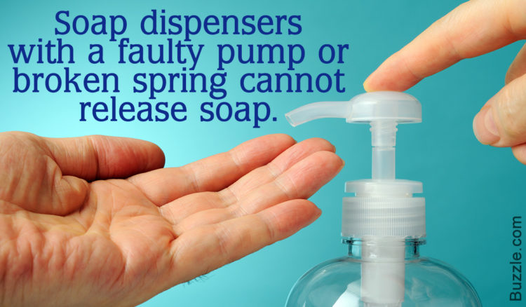 unclog soap dispenser pump