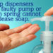 unclog soap dispenser pump
