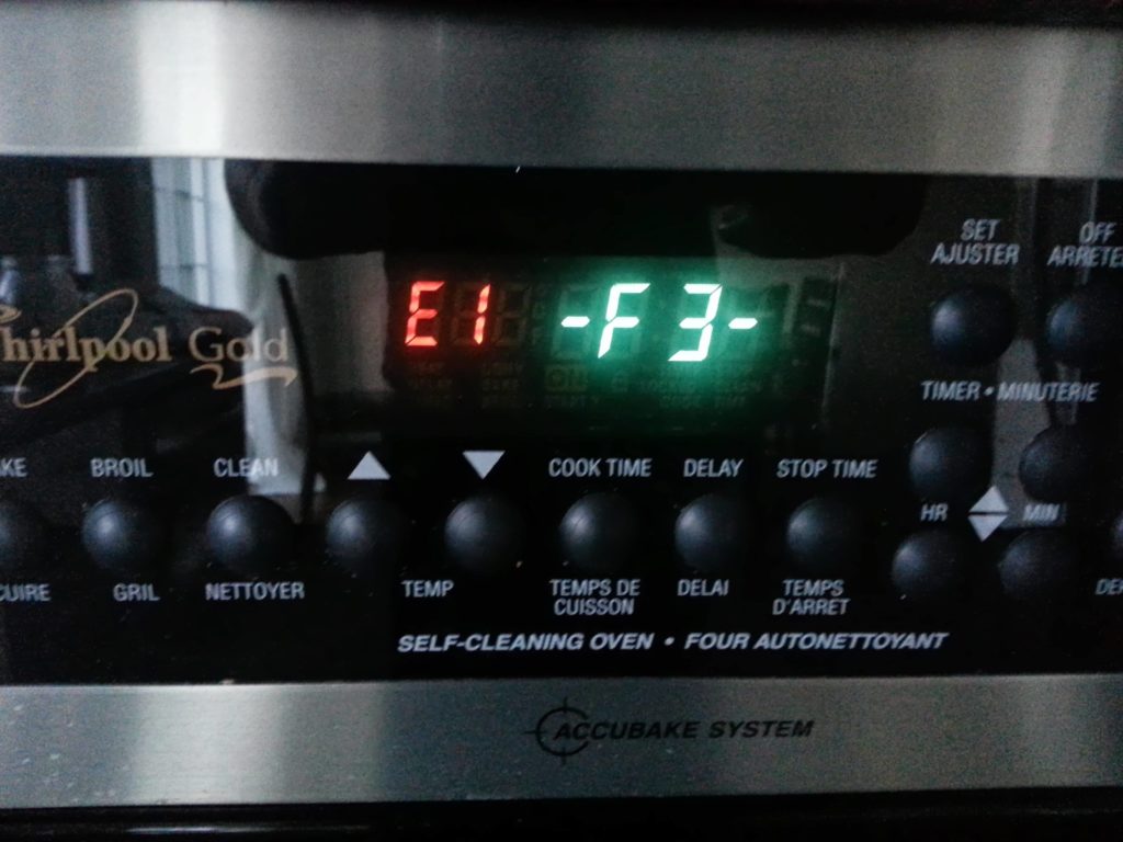 How do I fix the f9 on my Whirlpool oven?