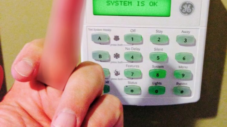 adt keypad keeps beeping