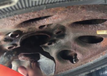 How do you get the spare tire off a Chevy Silverado without a tool?