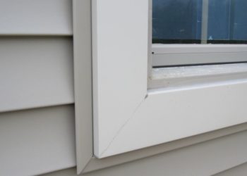 how to install vinyl j trim around windows