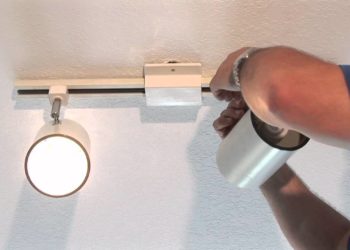 How do I fix track lighting?