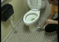 how to get urine out of grout around toilet