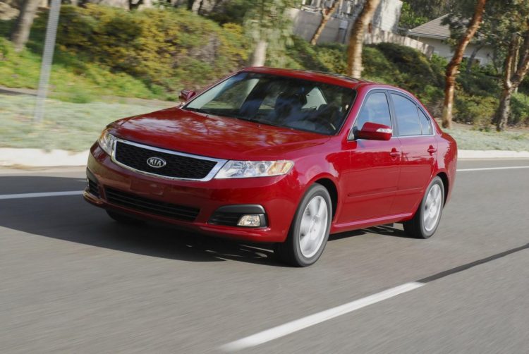 2009 kia optima airbag light