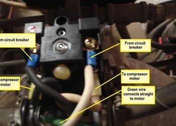 How do I wire a 220 volt compressor?