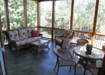 What is the best flooring for a screened in porch?