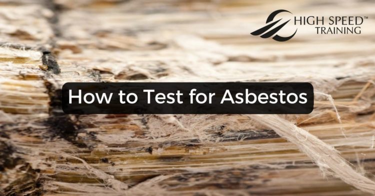 Can you test for asbestos yourself?