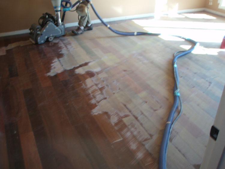 Can hand scraped wood floors be refinished?