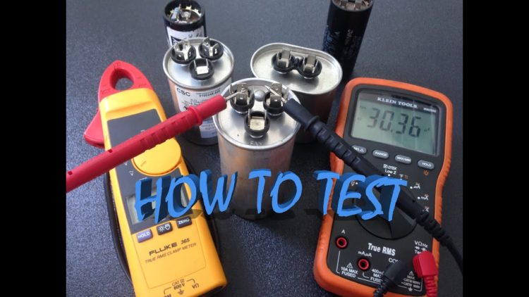 how to check a capacitor on an air conditioner