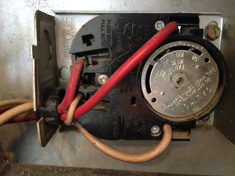 What does a fan limit switch do?
