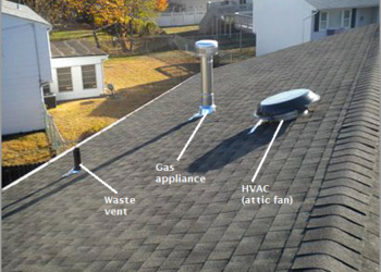 Do plumbing vents have to go through the roof?