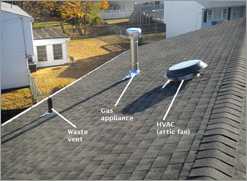 Do plumbing vents have to go through the roof?