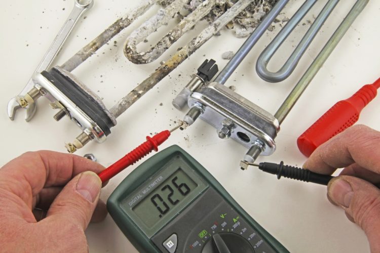 check water heater element