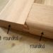 how to round edges of plywood