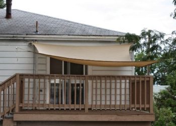 how to fix a sagging shade sail
