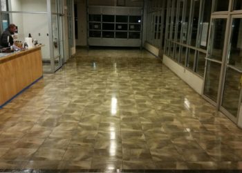 How do you apply high gloss tile sealer?