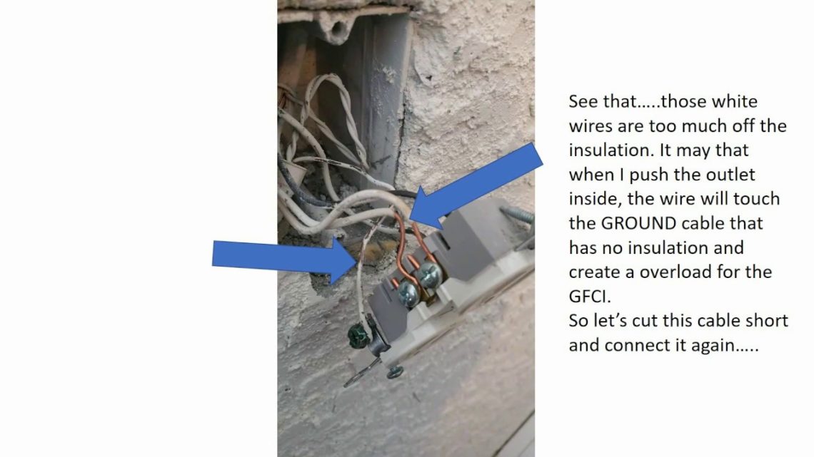 How do I reset a GFCI outlet without the button?