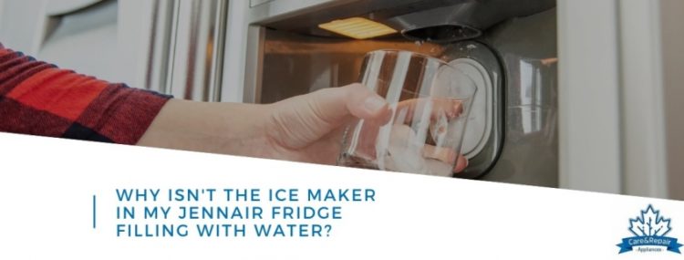 Why is there no water going into my ice maker?