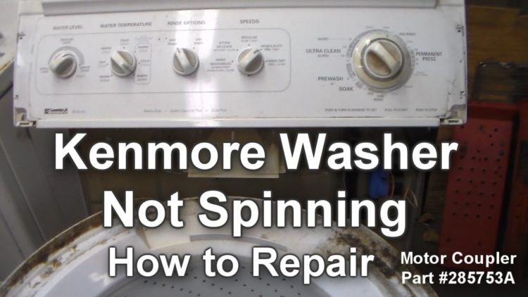 Why is my Kenmore washer not working?