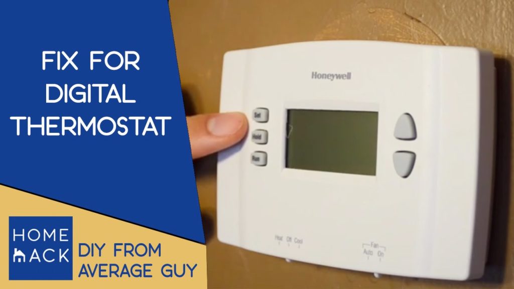 How do I reset my digital thermostat?