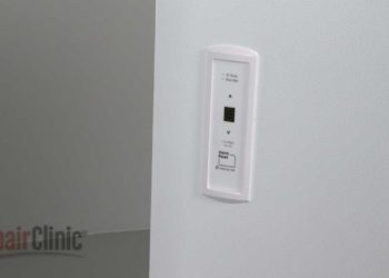 frigidaire upright freezer reset button