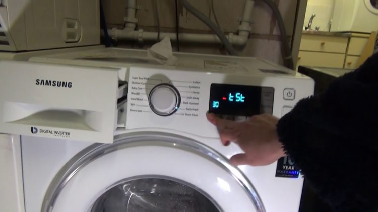 How do you reset a Samsung washer?