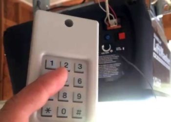 overhead door keypad reset