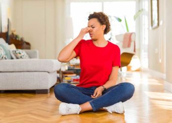 Why does my gas fireplace smell?