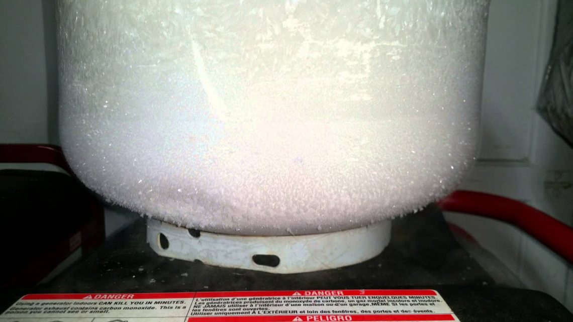 How do I stop my gas regulator from freezing?