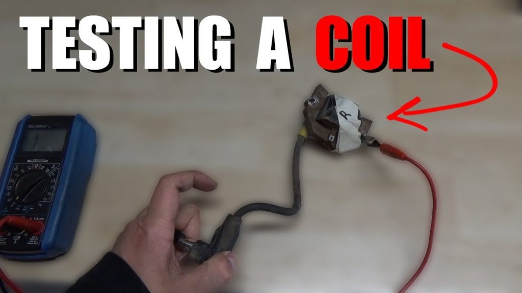 How do I test a coil pack with a multimeter?