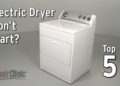 Why is my Amana dryer not getting hot?