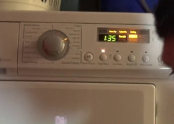 lg dryer cooling light flashing