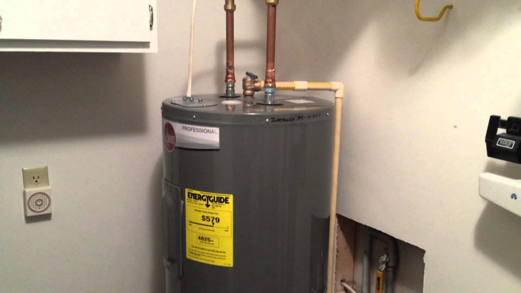 How do I turn my gas water heater on?