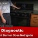 burner does not ignite