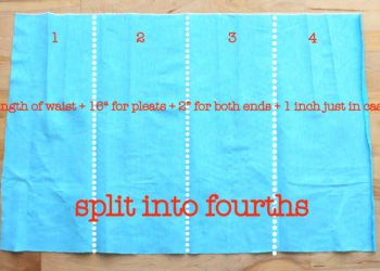 How do you sew pleats?