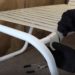 how to fix plastic straps on patio chairs