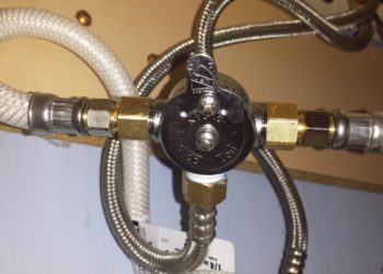 how to install a mixing valve on a sink