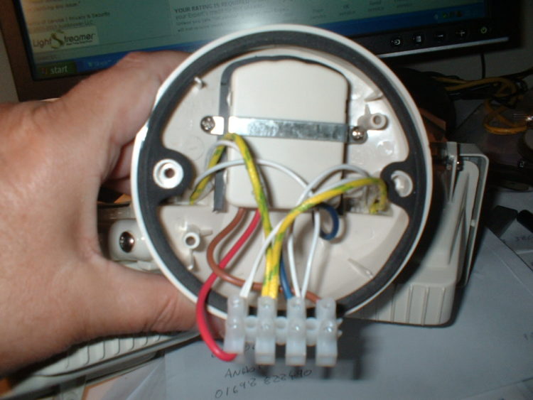 how to wire a pir security light