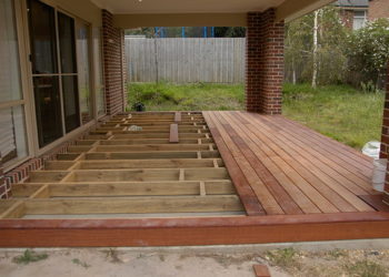 can i build a deck on a concrete slab