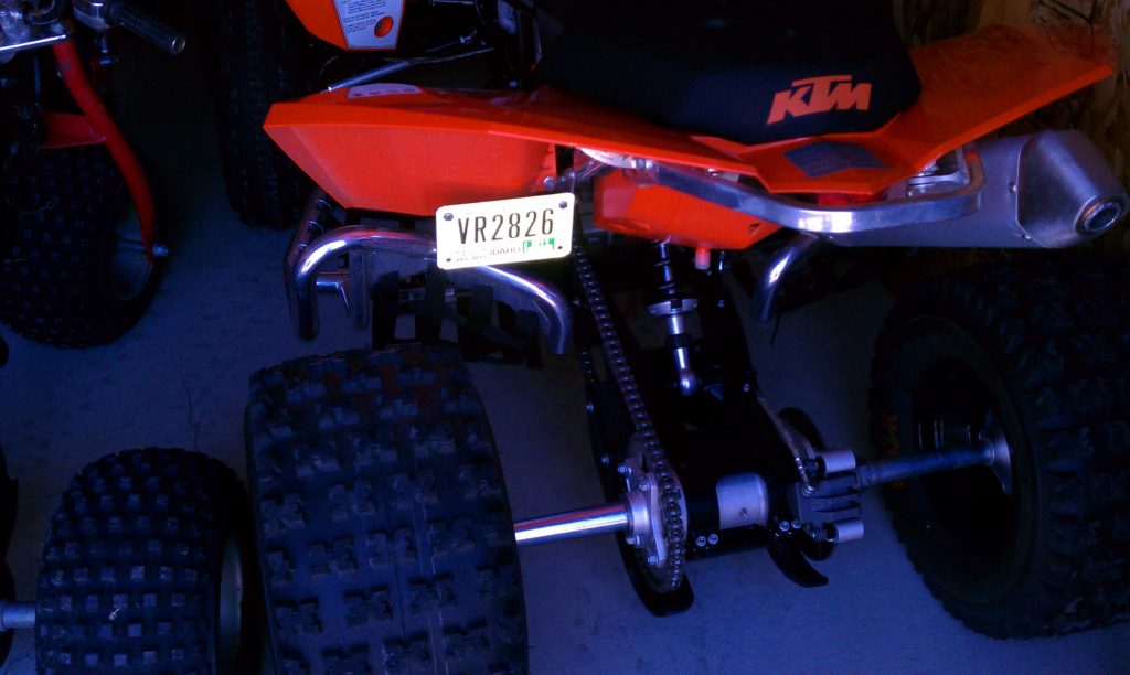 How do you attach a rim to a backboard?