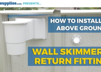 how to install pool skimmer gasket